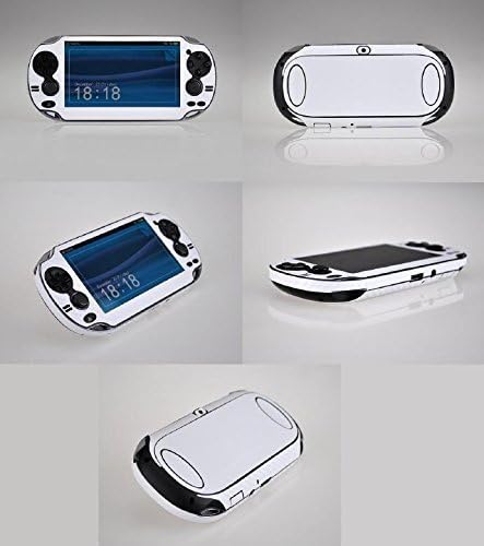 White Carbon Fiber Vinyl Skin Sticker Cover Protector for Sony Playstation PS Vita PSV