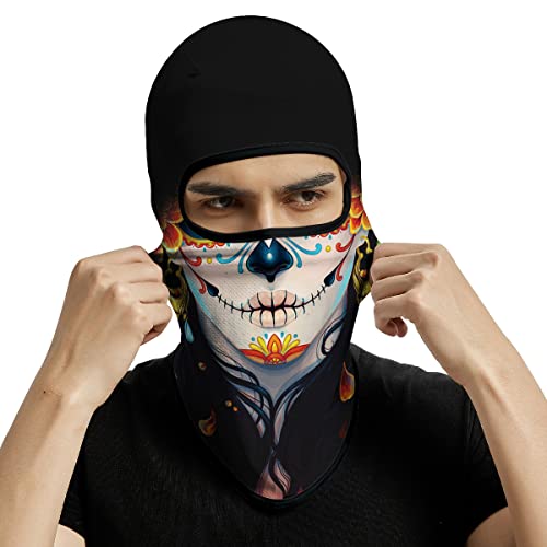 Image of Skull Full ski Mask, 3D Balaclava, UV Sun Protection,Motorcycle /Ski /Scarf /Cycling /Fishing for Men