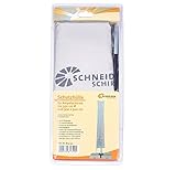 Fodera protettiva Schneider per ombrellone a braccio laterale, grigio argento, fino a 400 cm Ø & 300x300 cm