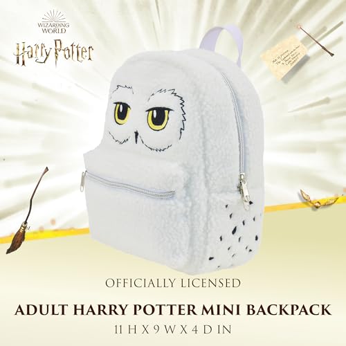 Harry Potter Mini Backpack, Small Travel Bag for Men and Women, Hedwig, Multi, One Size2