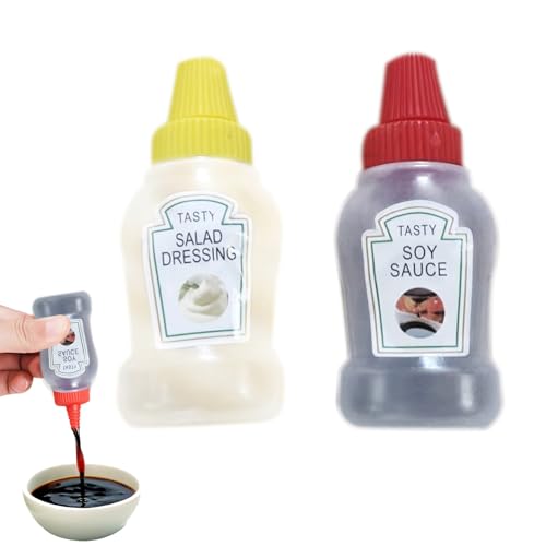 Botellas de salsa: botellas de compresión de monedas de condimento de 25 ml, dispensadores de condimentos portátiles, botelas de viaje a prueba de fugas | Botelas de salsa reutilizables con lindas g Botellas de salsa: botellas de compresión de monedas de condimento de 25 ml, dispensadores de condimentos portátiles, botelas de viaje a prueba de fugas | Botelas de salsa reutilizables con lindas g