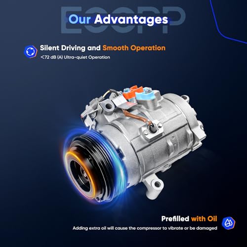 Image of ECCPP Fast Cooling AC Compressor with Clutch 2003-2009 Fit for Lexus GX470 4.7L AC Compressor