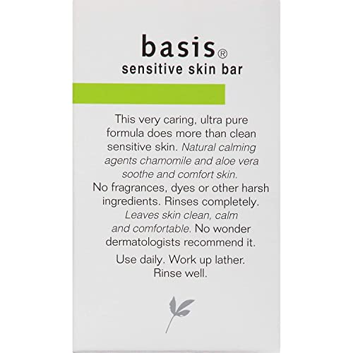 Basis Sensitive Skin Cleansing Bar - Gentle Cleanser