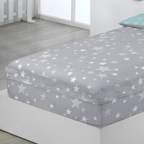 Sibiles Saco Nórdico Ajsutable con Cremallera - Relleno Incluido - Cama 90 y Cama 105 - OekoTex Color Color H Talla Cama 90