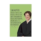 BMtyDG Quote Law Matters By Elena Kagan Hero Canvas Poster Wall Art Prints Room Aesthetic Murals Bedroom And Living Decorations Unframe 12x18inch