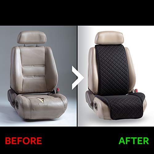 Ivicy Linen Car Seat Cover For All Seasons Soft & Breathable Front Premium Covers With Non-Slip Protector Universal Fits Most Automotive, Van, Suv, Truck - 1 Unit #TOP5