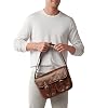 Fossil Leather or Fabric Courier Messenger Bag for Men