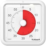 【Kein Ticken und stiller Blinklicht-Alarm】Dieser countdown-timer funktioniert ohne tickendes Geräusch und ist ideal für geräuschempfindliche Umgebungen. Es stehen drei verschiedene Alarmmodi zur Verfügung: hohe Lautstärke, niedrige Lautstärke und Blinklicht. Der Alarm kann durch Berühren der oberen Taste gestoppt werden