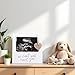 Kate & Milo Sonogram Frame, Ultrasound Picture Frame With Charm, Baby Gift for Expecting Parents, Ideal Pregnancy, Shower and Nursery Décor