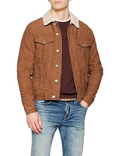 New Look Cord Borg Jacket Giacca Uomo
