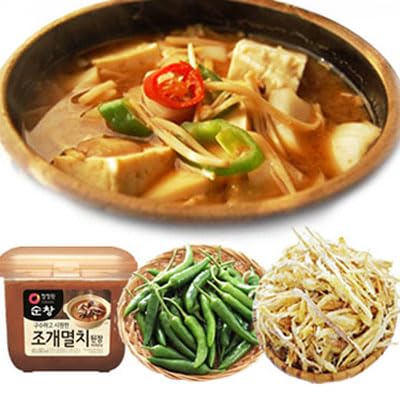 冷蔵 干しタラ プゴク テンジャンチゲ チゲ専用味噌(450g)+干しタラ(200g)+中国産 激辛青唐辛子(150g) 味噌チゲ チゲ鍋 韓国鍋 韓国料理 韓国食材 韓国食品