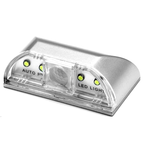 Luce per buco della serratura per porta con sensore di movimento PIR a infrarossi, luce a LED per buco della serratura, luce per esterni, accensione e spegnimento, facile installazione, ideale per