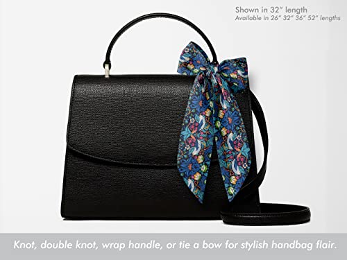 Liberty London Scarf -Choose Length - "Strawberry Thief" William Morris Skinny Scarf Tie Headband, Handbag/Purse flair - Silky Tana Lawn Cotton - Choose Length4