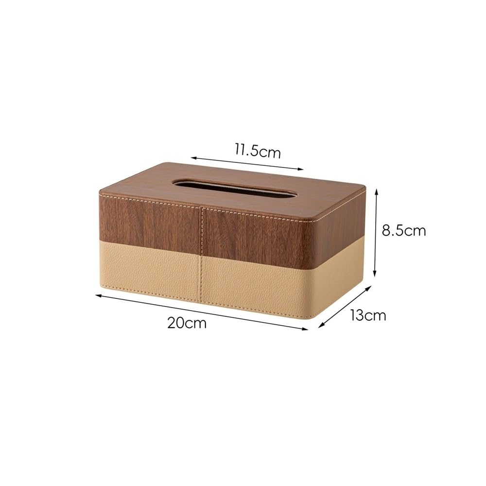 Nuova scatola for fazzoletti in legno massello in stile cinese con stampa paesaggistica, porta tovaglioli multifunzionale e organizer for l'arredamento dell'home office(Green)