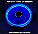 immagine 6EZDIY-FAB Ventilatore ad Anello a LED da 120 mm,Ventilatore a LED Case per PC Case,CPU Cooler e Radiatori Blu 4 Pin 3 Pack