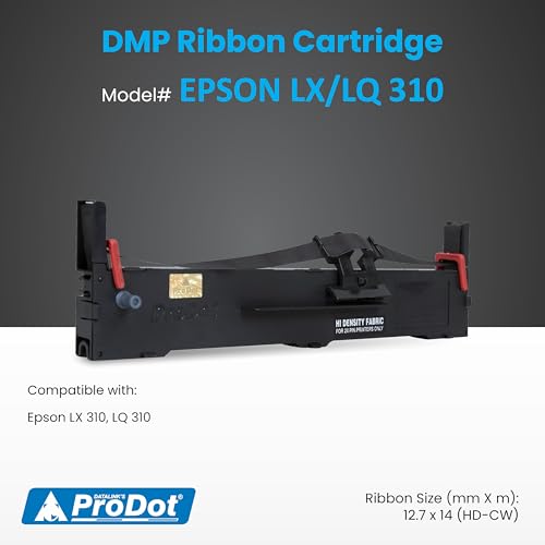 ProDot Dot Matrix Ribbon Cartridge Compatible with Epson LX 310, LQ 310 (Pack of 3) - Image 3
