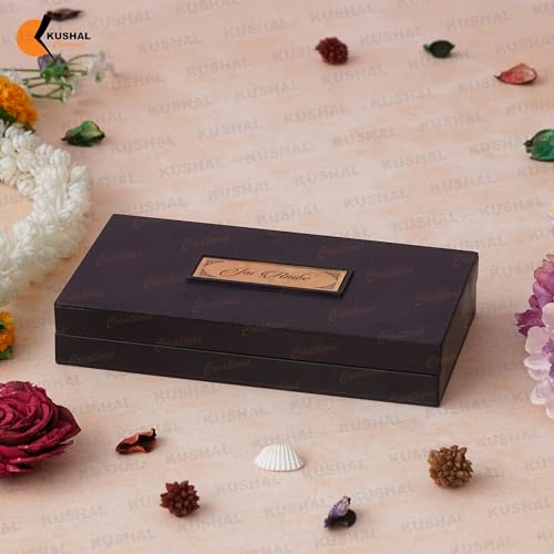 Image of 24K Gold Plated Religious Frame Photo Frame with Charan Paduka Return Gifts for Home Puja Office (NAV DURGA)