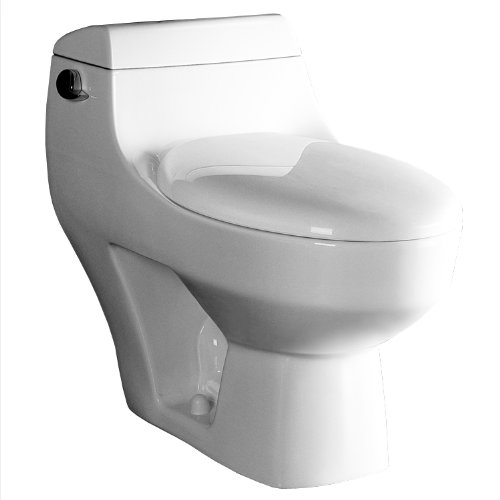 ARIEL TB108M Contemporary European Toilet - White - Single Flush
