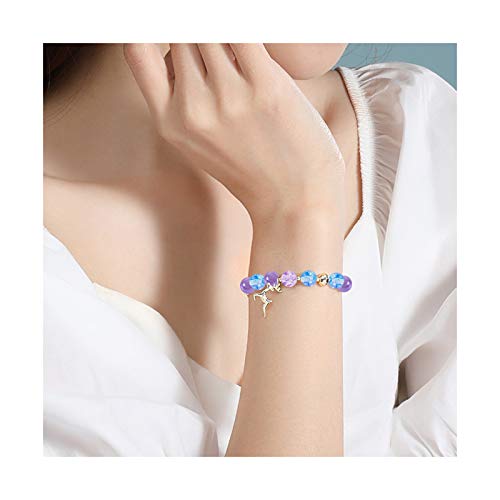 Ph Pandahall 720Pcs 8Mm Purple Glass Beads, 24 Color Round Bracelet Spacers Beads Loose Crystal Beads Craft Beads Bulk For Friendship Bracelet Earring Jewelry Making Christmas Tree Ornament #TOP7