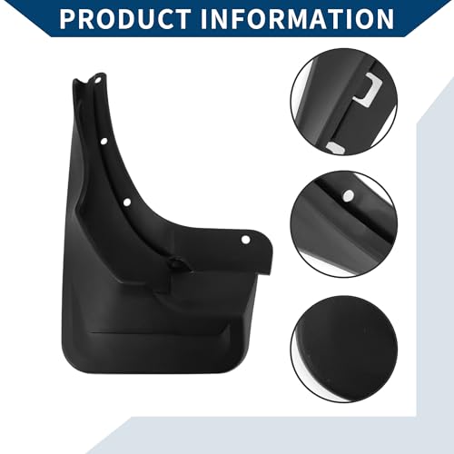 Image of Mud Flaps Splash Guards W /Mount Accessories for Mercedes-Benz ML350 without Pedal 2012-2015 Front and Rear Mud Guards 1 Set