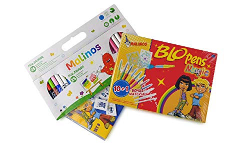 Preisvergleich Produktbild Malinos 300721 Kreativ Set 60 teilig, Mehrfarbig