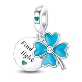 Pandach Charms Abalorios Colgante para mujer, plata de ley 925, compatible con pulseras y collares Pandora, compatible con pulseras europeas para mujeres y niñas