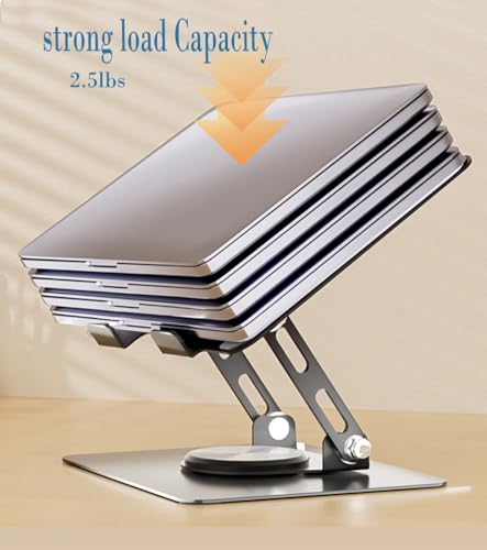 Support PC portable rotatif 360 et pliable pour bureau ergonomique 10-17.3 pouces