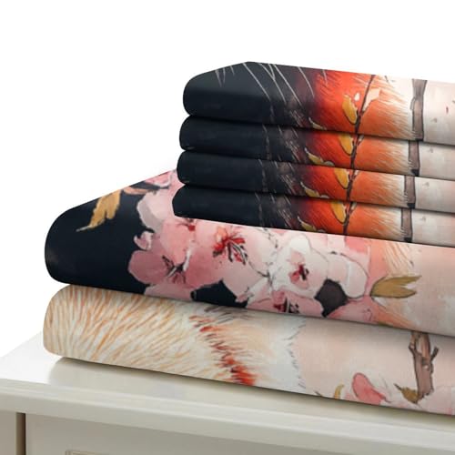 Housse de couette panda roux 140x200cm pour des nuits douces