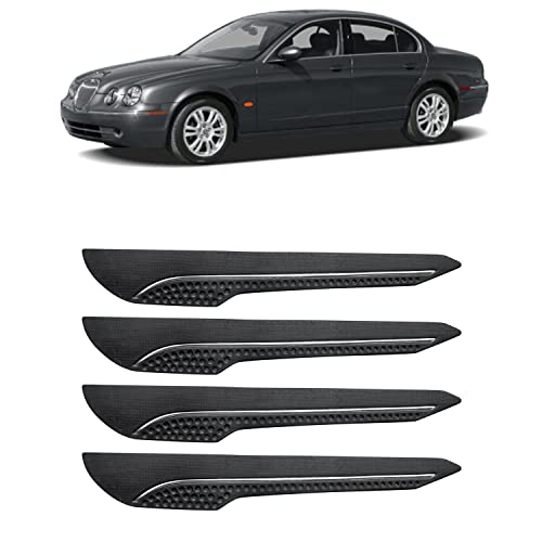 Image of AOSIS-Car Bumper Protector /Bumper Guard for Jaguar S-Type with Single Chrome Stripe (4-Pcs)