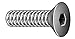 M10-1.5 x 50 mm. Black Oxide 10.9 Steel Flat Socket Head Cap Screw, 10 pk.