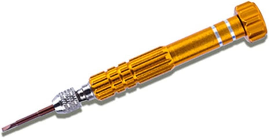 5 in 1 Screw Set Mini Portable Slotted Glasses Camera Computer Watch Phone Repair Tools (Color : Black, Size : 1)