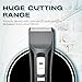 Brio Beardscape V1 Beard Trimmer for Men Professional with Low Friction Ceramic Blade, Cordless Professional Hair Trimmer for Barbers with 4 Hrs of Long Battery Timing, Ideal for Beard & Body (Gray)