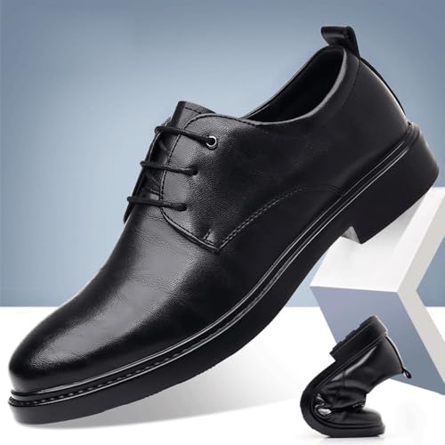 Mens Dress Oxford Formal Shoes Pu Leather Non Slip Anti-Slip Classic Breathable Fashion Lace Up Evening2