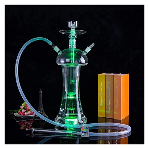 XBELO Wasserpfeife Großes arabisches Wasserpfeifen-Set aus Glas, glänzend for Raucher, Männer und Frauen. Komplettes Set… – Bild 5