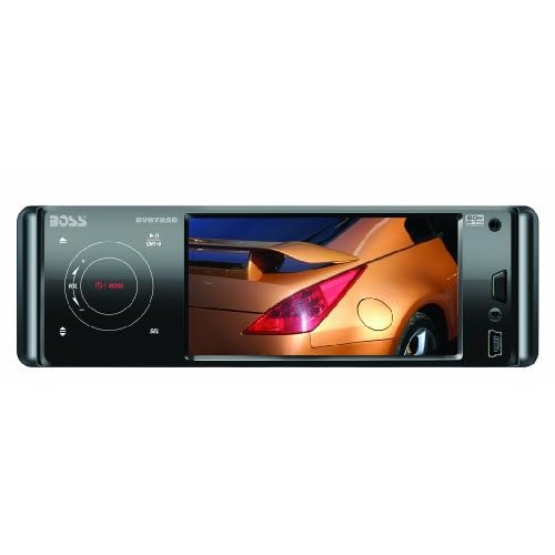 BOSS Audio Systems BV8725B In-Dash 4.5 Inch DVD MP3 CD Widescreen Receiver with Bluetooth