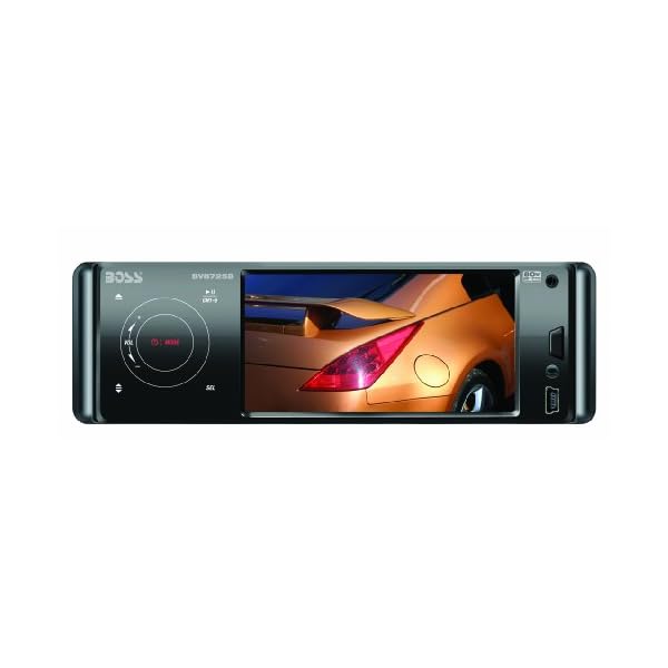 BOSS Audio Systems BV8725B In-Dash 4.5 Inch DVD MP3 CD Widescreen Receiver with Bluetooth