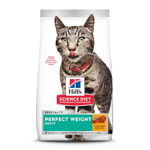 Hills-Science-Diet-Dry-Cat-Food-Adult-Perfect-Weight-for-Healthy-Weight-Weight-Management-Chicken-Recipe-3-lb-Bag
