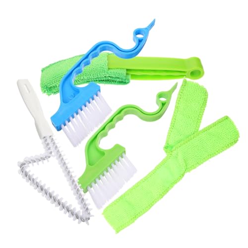 CIYODO 1 Conjunto Conjunto Multifuncional De 6 Peças De Escova De Limpeza De Ranhuras De Janela Esco