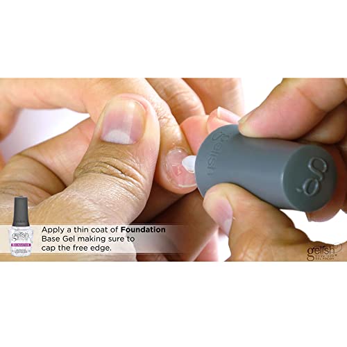 Gelish Terrific Trio Essentials 15 Ml Basix Care Soak Off Manicure Gel Nail Polish Kit With Foundation, Ph Bond And Top It Off Gel #TOP6