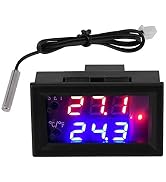 Kontroler termostatu DC 12 V, uniwersalny cyfrowy termostat regulatora temperatury, cyfrowy adju...
