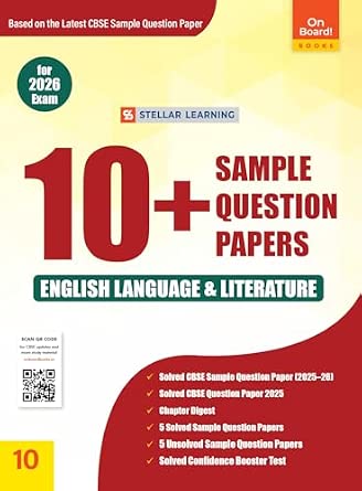 CBSE Class 10 English Language & Literature Sample Question Papers for ...