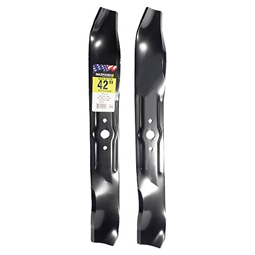 Maxpower 561547B 2-Blade Set for 42" Cut MTD/Cub Cadet/Troy-Bilt Replaces 742-3033, 759-3830, 742-04101