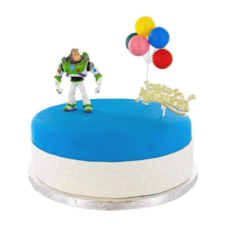 Kit décor gâteau Buzz l'Éclair kit complet fête pour pâtisserie