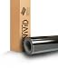 VViViD Standard Gloss Chrome Black Vinyl Wrap Adhesive Film 6" x 60" Roll Air Release DIY Decal Sheet