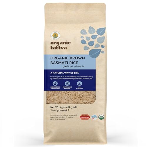 Organic Tattva Brown Basmati Rice 1 kg