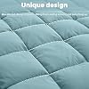 Bafode Feather Down Throw Blanket 50x70 - Lightweight Soft Blanket For Couch, Bed, Travel