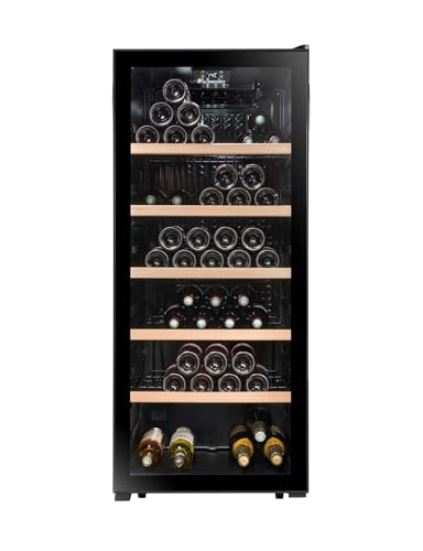 LA SOMMELIERE Cave de mise à température LS117BLACK 121 Bouteilles