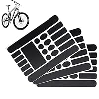 HSYTEK 3 Stück Fahrradrahmen Schutzfolie - Hochwertige, wasserdichte, strapazierfähige Aufkleber für alle Fahrradtypen, Fahrrad Aufkleber