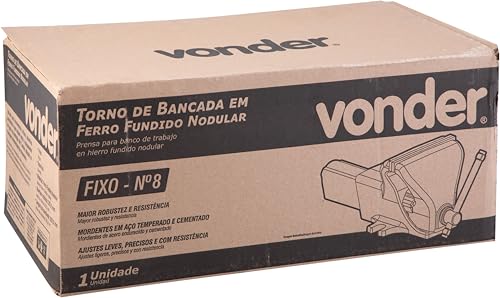 Torno Bancada Nr 8 Com mordentes Vonder