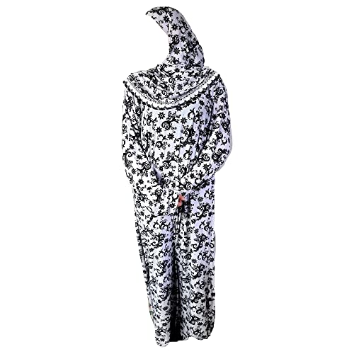 Yaqeen Robe de prière islamique - Blanc - Taille Unique Cover